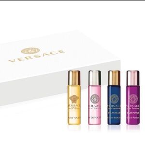 Versace Women's Fragrance Set - Gold, Pink, Blue, Purple 4pc